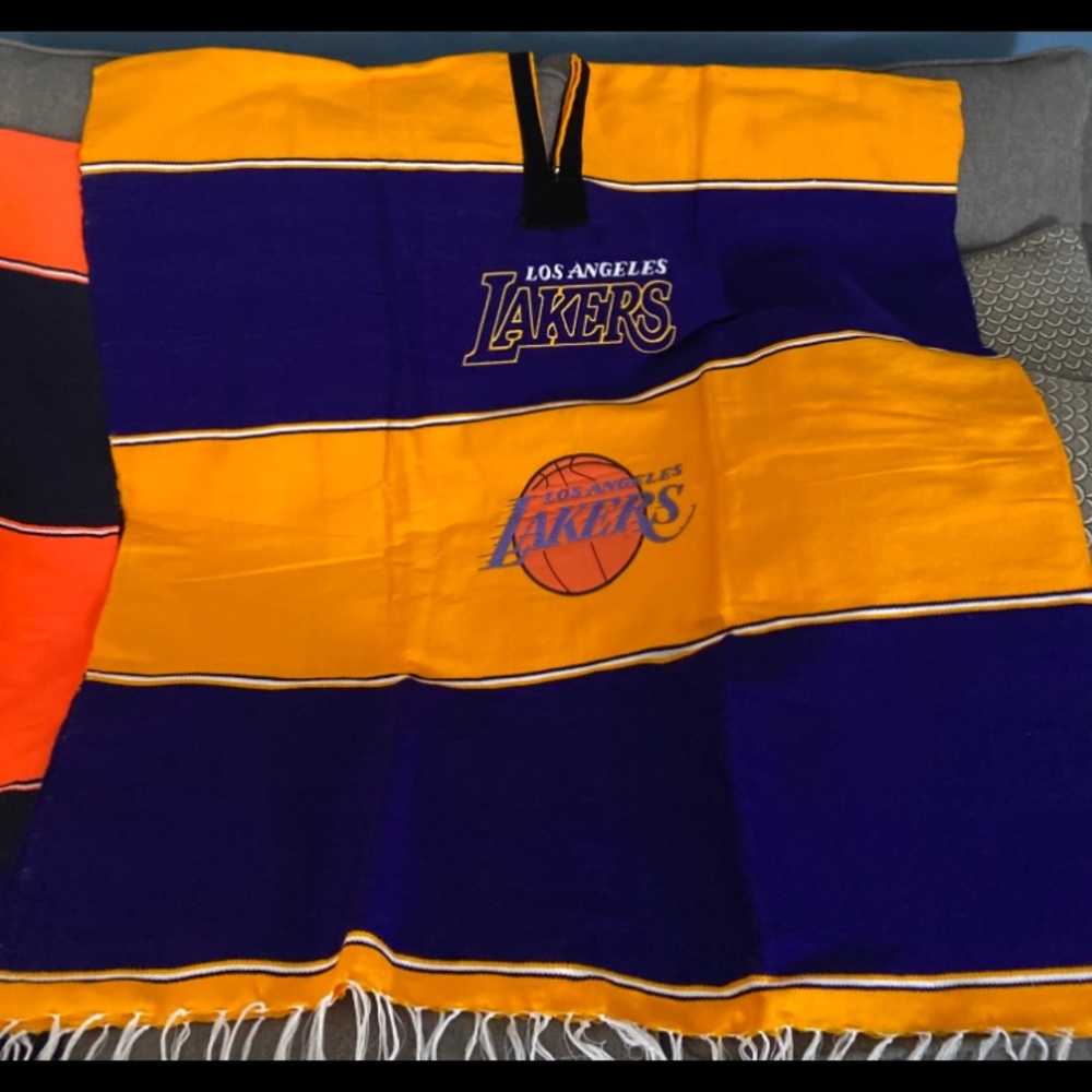Beautiful –Embroidery-Lakers Pancho’s